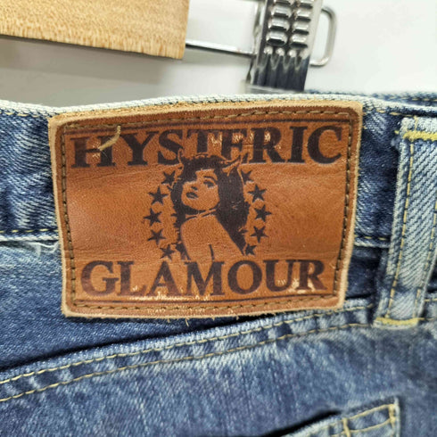 ヒステリックグラマー HYSTERIC GLAMOUR SP加工 COLLAGE ペイント ウォッシュ ダメージ加工 ストレート デニム メンズ 34
