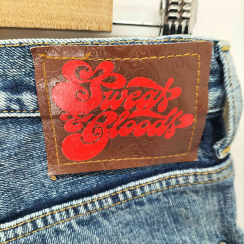 アールエヌエー RNA スタッズ ジップ 虎パッチデザインデニムパンツ Y2K メンズ JPN:M