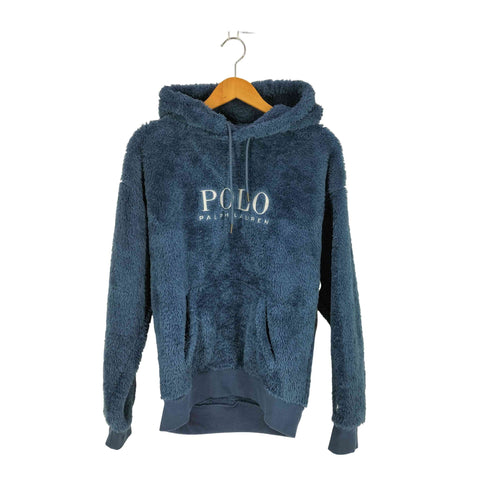 ポロラルフローレン POLO RALPH LAUREN ロゴ刺繍 フリース プルオーバーパーカー メンズ import:S