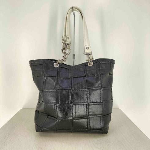 un jour un sac フランス製 レザー 編み込み トートバッグ レディース