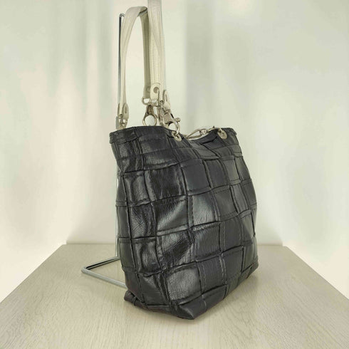 un jour un sac フランス製 レザー 編み込み トートバッグ レディース