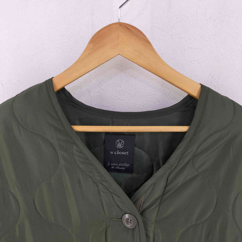 ダブルクローゼット w closet キルティングコート レディース