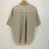 ヴァンヒューゼン VAN HEUSEN WRINKLE FREE STAIN SHIELD ストライプ S/S レギュラー カラー シャツ メンズ import:L
