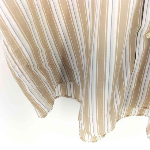 ヴァンヒューゼン VAN HEUSEN WRINKLE FREE STAIN SHIELD ストライプ S/S レギュラー カラー シャツ メンズ import:L
