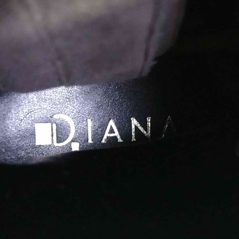 ダイアナ DIANA チャンキーソール サイドジップ レースアップブ―ツ レディース JPN:23.5