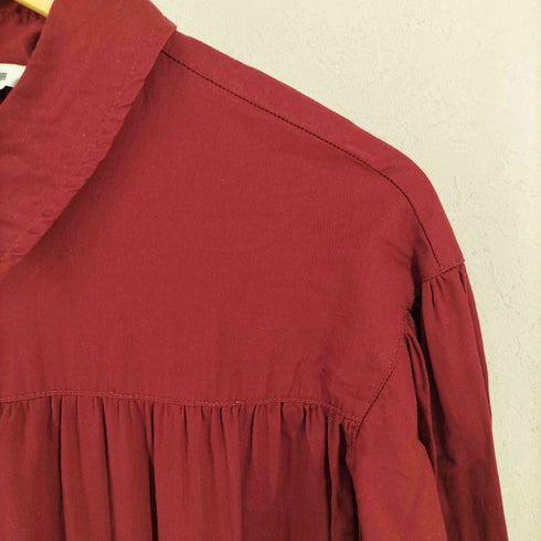 ザラ ZARA メタルバックル付き シャツワンピース レディース import:S