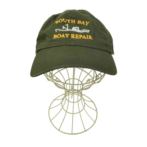 OLD SOLDER SOUTH BAY BOAT REPAIR 刺繍 ロゴ 6パネル キャップ メンズ