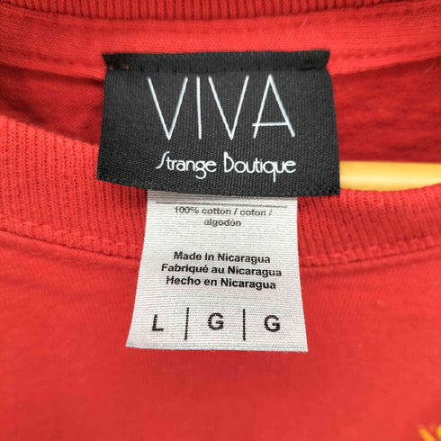 VIVA プリントクルーネックL/S バンドTシャツ メンズ JPN:L