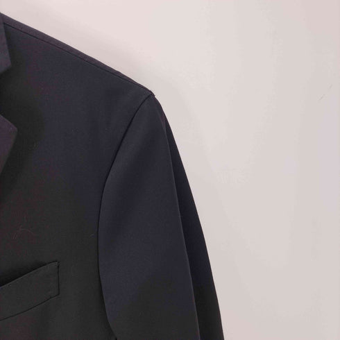 hLam イタリア製 3B ウール テーラード ジャケット センタープレス 裾ダブル スラックス パンツ スーツセットアップ メンズ 44