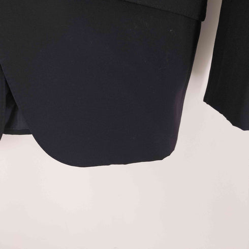 hLam イタリア製 3B ウール テーラード ジャケット センタープレス 裾ダブル スラックス パンツ スーツセットアップ メンズ 44