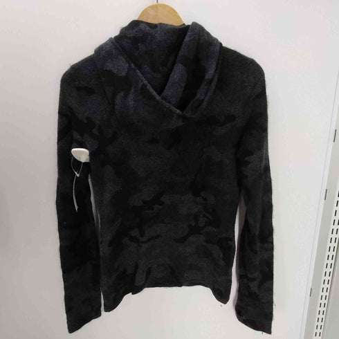 アールエルエックスラルフローレン RLX RALPH LAUREN イタリアンヤーン カシミヤ カモ 迷彩柄 プルオーバー ニット パーカー レディース import:M