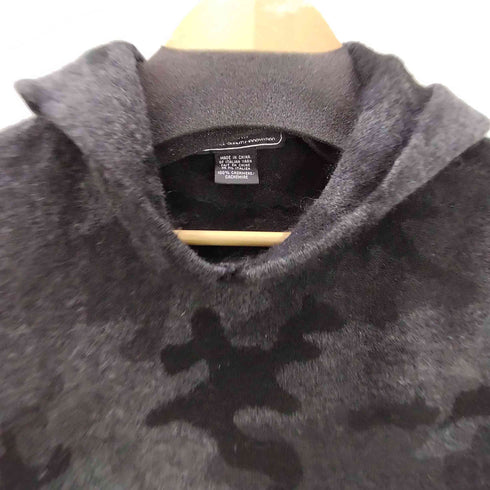 アールエルエックスラルフローレン RLX RALPH LAUREN イタリアンヤーン カシミヤ カモ 迷彩柄 プルオーバー ニット パーカー レディース import:M