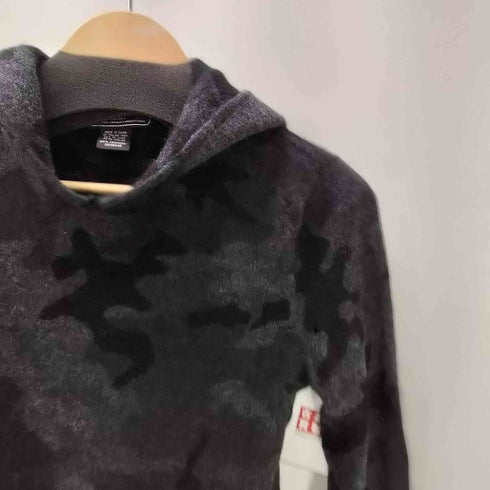 アールエルエックスラルフローレン RLX RALPH LAUREN イタリアンヤーン カシミヤ カモ 迷彩柄 プルオーバー ニット パーカー レディース import:M