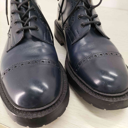 トリッカーズ Trickers MADE IN ENGLAND VIBLAMソール クォーターブローグカントリーブーツ メンズ 9