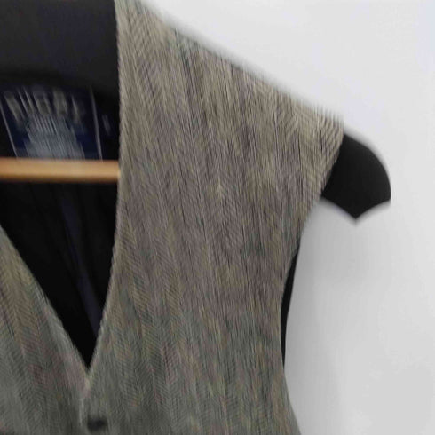 ラグビーラルフローレン Rugby Ralph Lauren ヘリンボーン ツイード 6B ジレ ベスト メンズ US:38