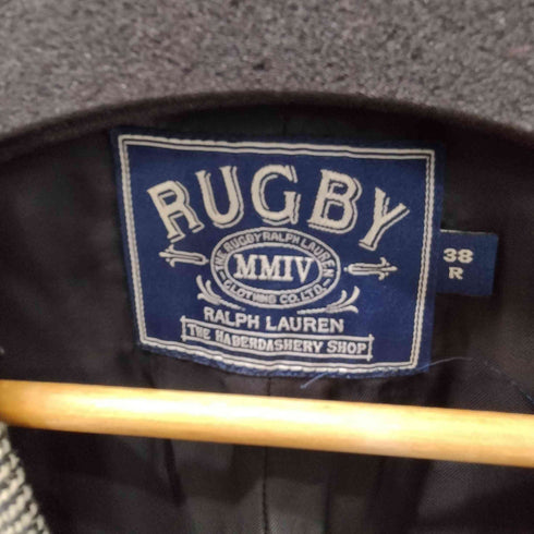 ラグビーラルフローレン Rugby Ralph Lauren ヘリンボーン ツイード 6B ジレ ベスト メンズ US:38