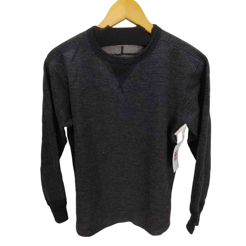 フィグベル PHIGVEL はめ込みVガゼット ロングリブ スウェット メンズ 38