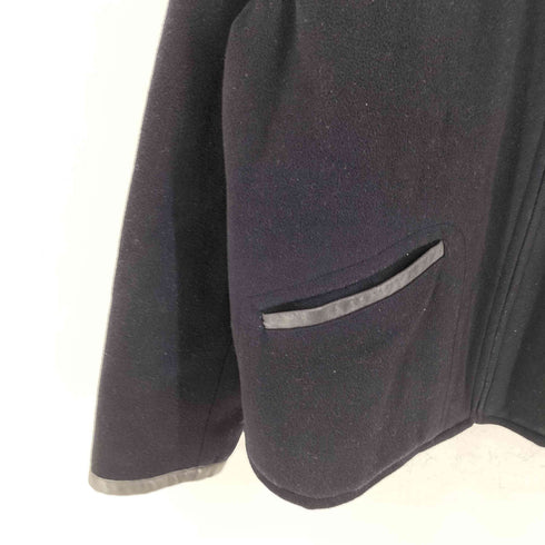 ポロバイラルフローレン Polo by RALPH LAUREN レザー切替 ウールジャケット メンズ import:XXL