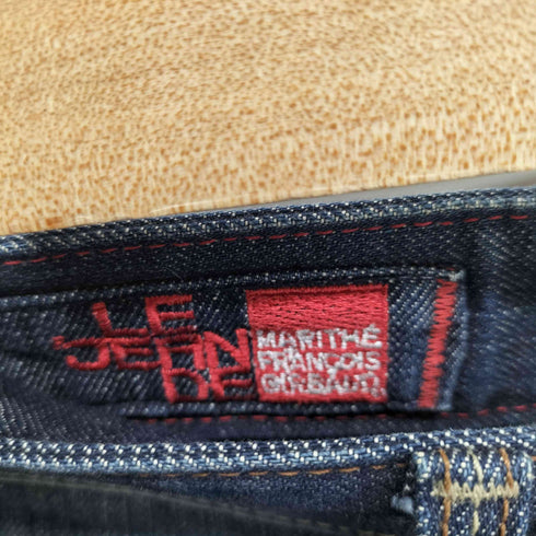 マリテフランソワジルボー MARITHE FRANCOIS GIRBAUD ダメージ加工 ストレートデニムパンツ Y2K メンズ JPN:M