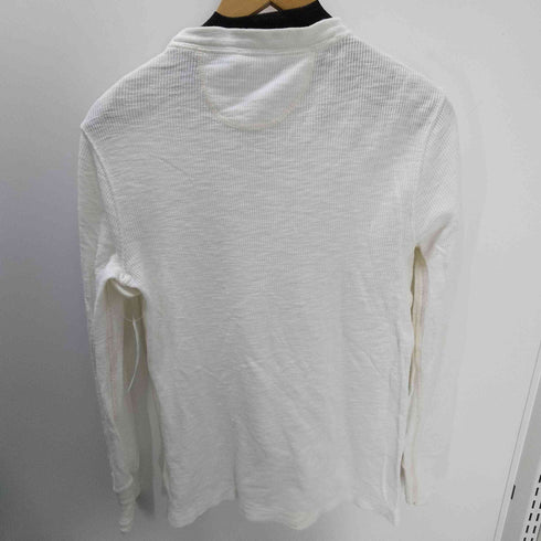 ポロラルフローレン POLO RALPH LAUREN ネコ目ボタン ヘンリーネック サーマル ワッフル カットソー メンズ import:XS