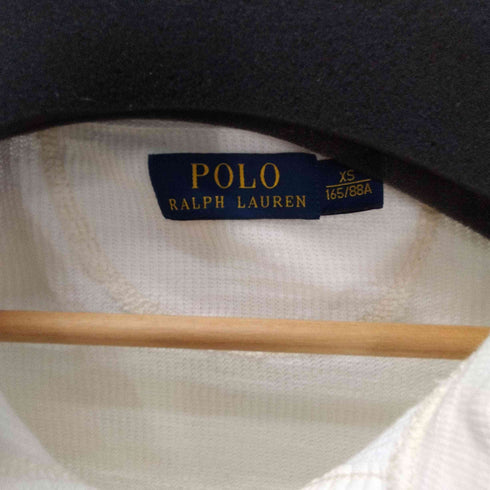 ポロラルフローレン POLO RALPH LAUREN ネコ目ボタン ヘンリーネック サーマル ワッフル カットソー メンズ import:XS