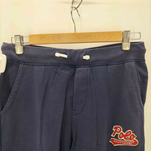 ポロラルフローレン POLO RALPH LAUREN ロゴ ワッペン イージー スウェット パンツ ジョガー パンツ ナス紺 レディース JPN:L