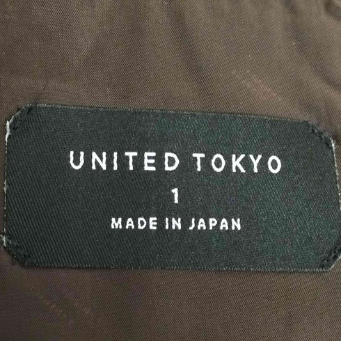 ユナイテッドトウキョウ UNITED TOKYO グレンチェック ダブルブレストチェスターコート メンズ JPN:1
