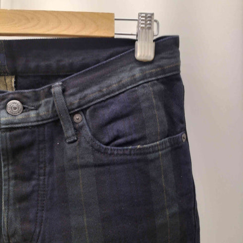 ポロラルフローレン POLO RALPH LAUREN THE SULLIVAN SLIM 革パッチ ブラックウォッチ 5ポケット テーパード パンツ メンズ 29/30