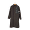 ザラ ZARA レザーパッチ ステンカラーコート メンズ import:M