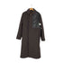 ザラ ZARA レザーパッチ ステンカラーコート メンズ import:M
