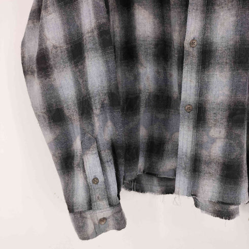 ブレス BREATH 25AW COLLAR LESS SHIRT / BLK メンズ 2XL