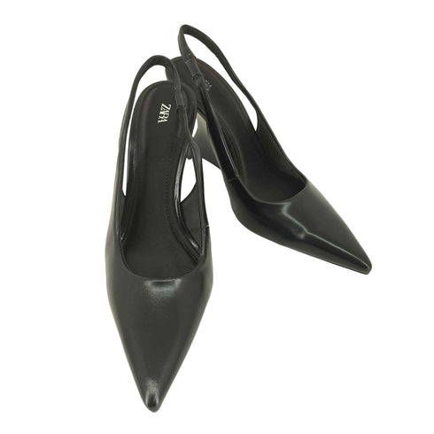 ザラ ZARA ポインテッドトゥ ヒールパンプス レディース 39