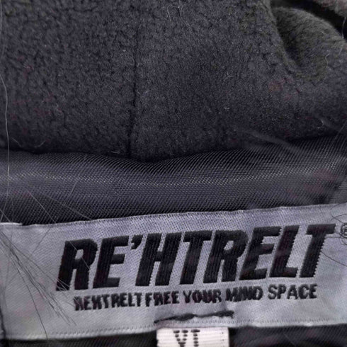 RE'HTRELT フードファー 裏地キルティング フリースジャケット メンズ import:XL