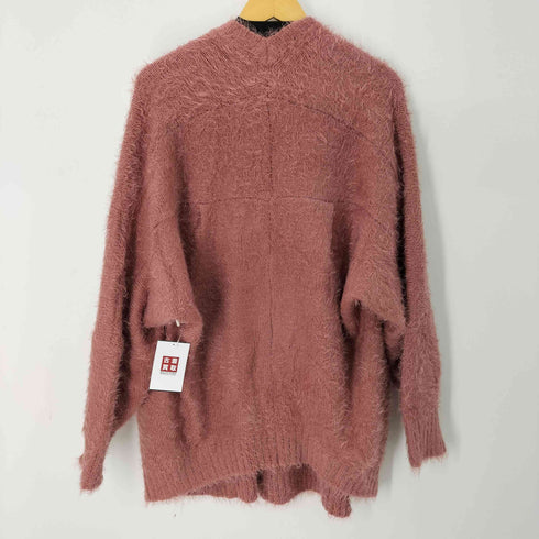 n'OrLABEL るふわシャギーニットカーディガン レディース FREE