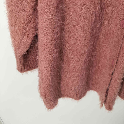 n'OrLABEL るふわシャギーニットカーディガン レディース FREE