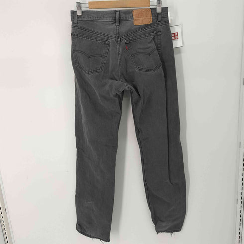 リーバイス Levis 90s 501 ボタン裏532 ノックスビル工場 後染め ボタンフライ ストレートブラックデニムパンツ メンズ W33