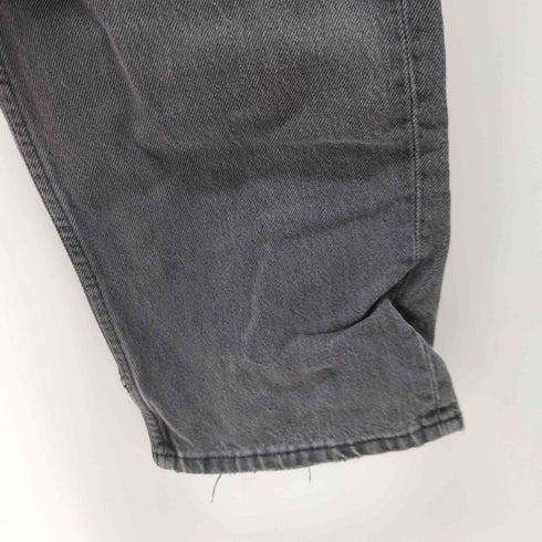 リーバイス Levis 90s 501 ボタン裏532 ノックスビル工場 後染め ボタンフライ ストレートブラックデニムパンツ メンズ W33