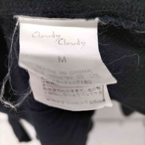 cloudy cloudy ロゴ刺繍コットンガウン カーディガン メンズ import:M