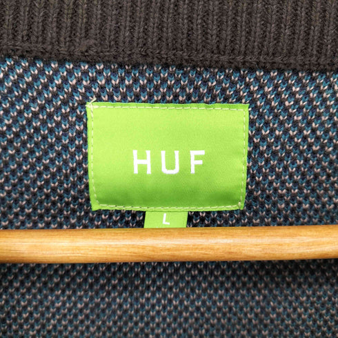 ハフ HUF BOOKEND CREW SWEATER メンズ import:L