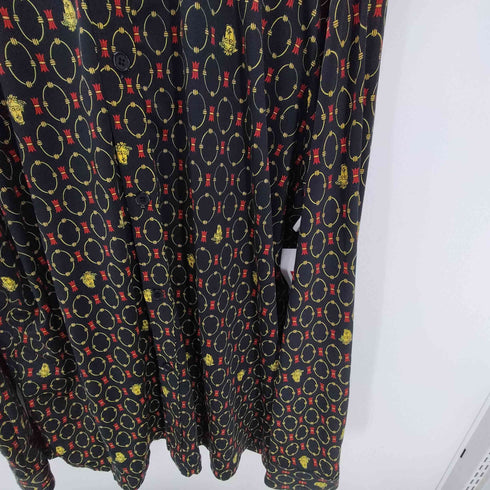 MALTOS 仮面 総柄 L/S ポリ シャツ ビッグサイズ メンズ 2XL