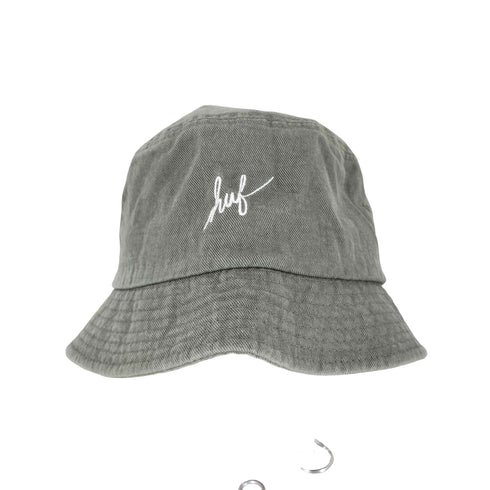 ハフ HUF SCRIPT BUCKET HAT メンズ L