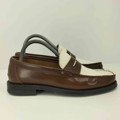 ザラ ZARA CONTRAST LEATHER LOAFERS コントラスト ローファー メンズ EUR:40