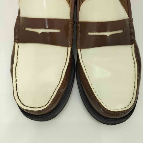 ザラ ZARA CONTRAST LEATHER LOAFERS コントラスト ローファー メンズ EUR:40