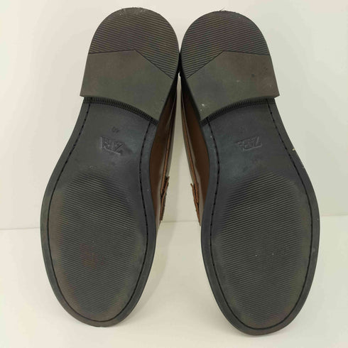 ザラ ZARA CONTRAST LEATHER LOAFERS コントラスト ローファー メンズ EUR:40