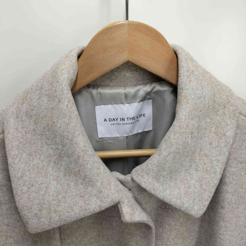アデイインザライフユナイテッドアローズ A day in the life UNITED ARROWS ニットメルトン ポンチョコート レディース