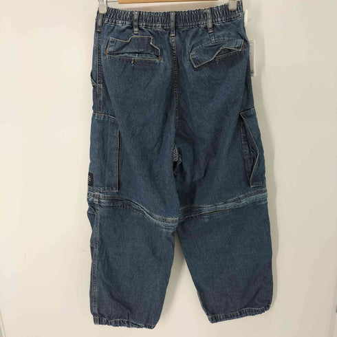 ジーユー GU 24AW デニムコンバーチブルワイドカーゴパンツ メンズ JPN:S