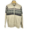 エディーバウアー Eddie Bauer ナイロン混 ノルディック柄 ショールカラー ウール ジップ カーディガン メンズ import:M