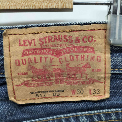 リーバイス Levis 517 ブーツカットデニムパンツ レディース W30