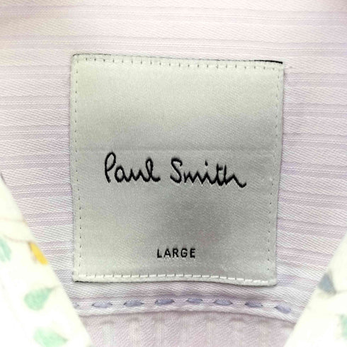 ポールスミス Paul Smith SATIN STRIPE DRESS SHIRT サテンストライプドレスシャツ メンズ JPN:L
