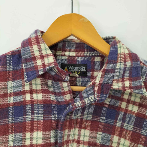ラングラー Wrangler TRAIL チェックネルシャツ メンズ JPN:M